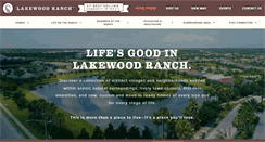 Desktop Screenshot of lakewoodranch.com