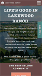 Mobile Screenshot of lakewoodranch.com